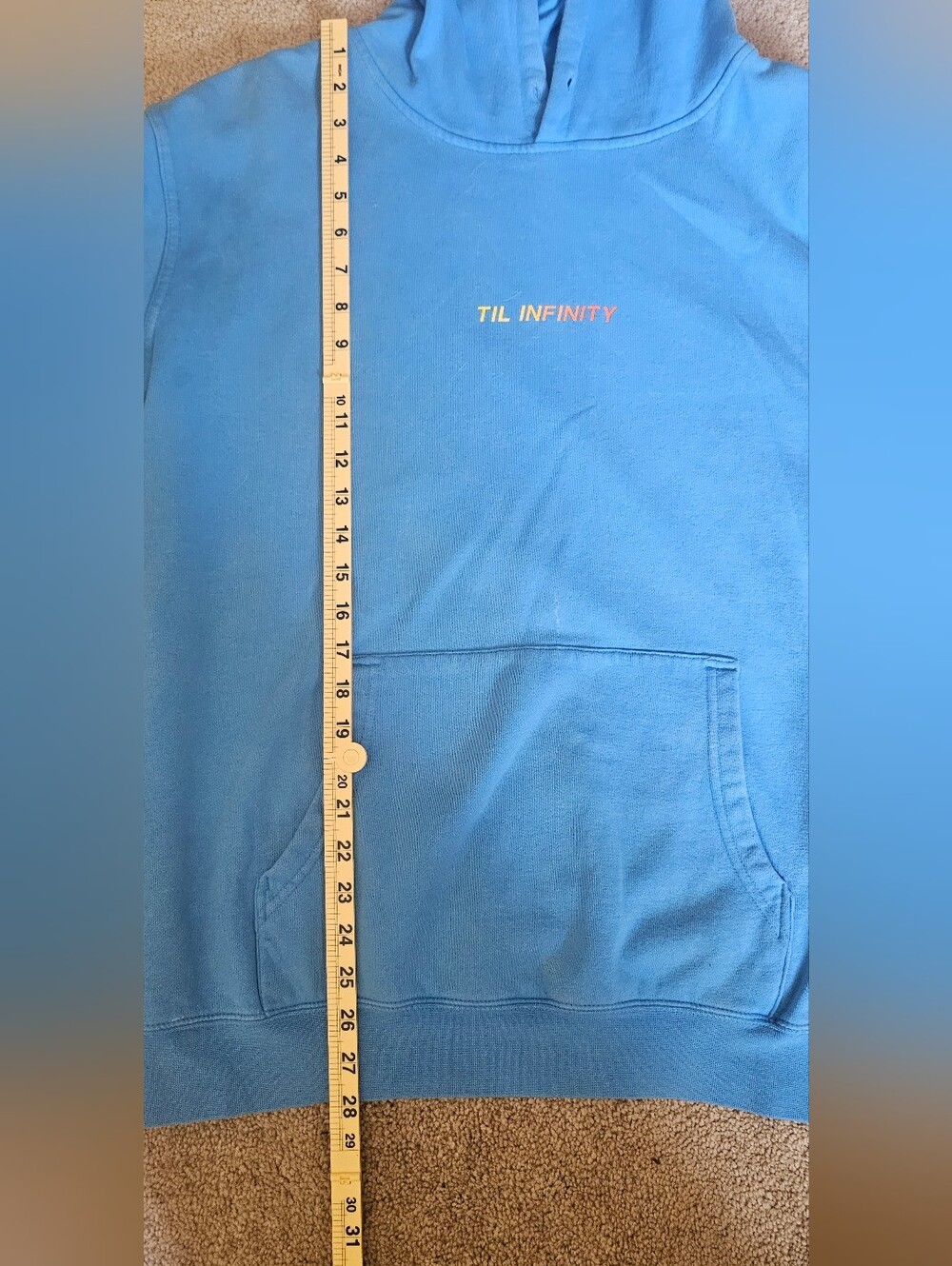 Mac Miller Blue 92 Till Infinity Hoodie - Picture 3 of 6